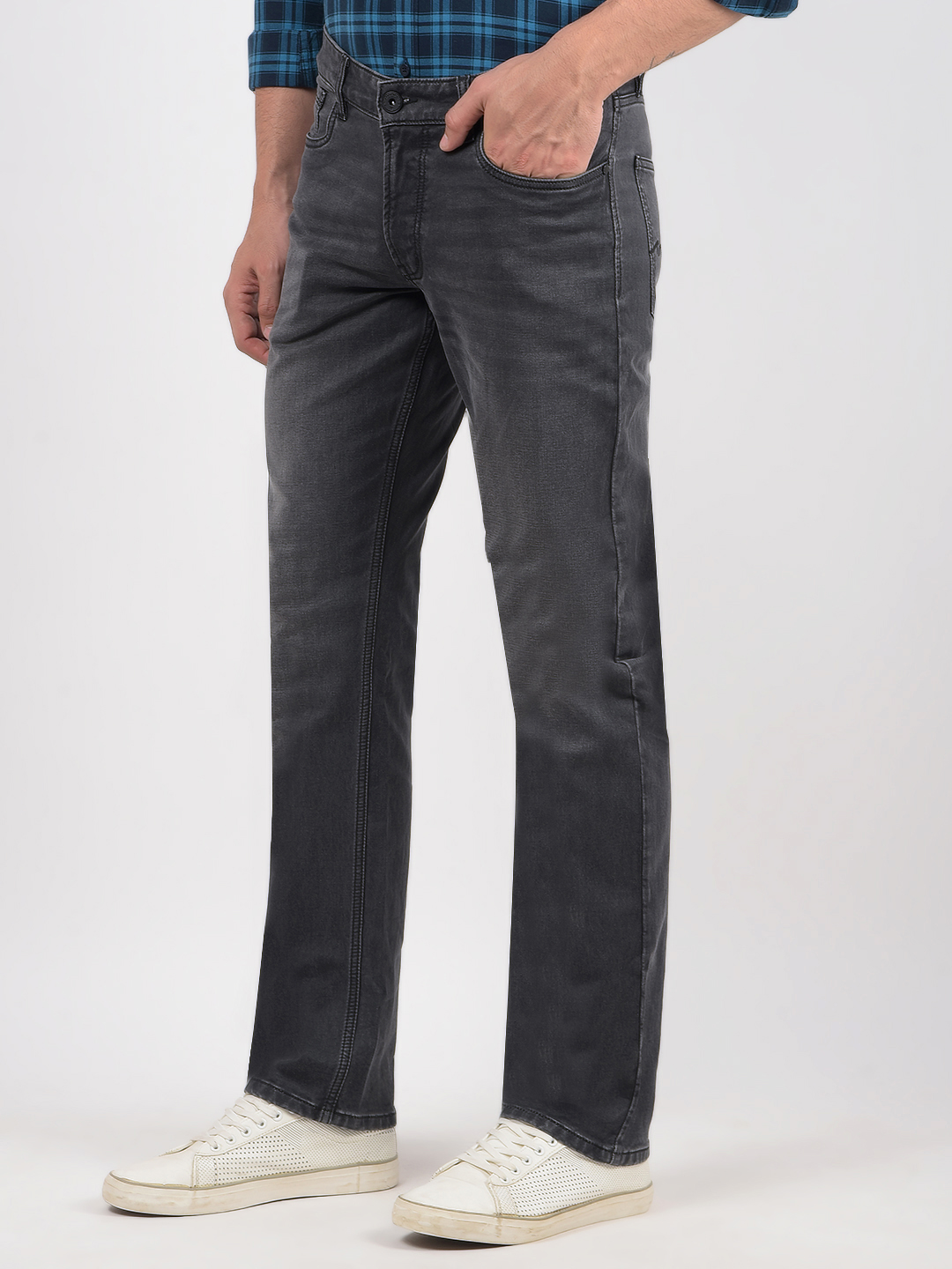 Numero Uno Men Solid Black Jeans